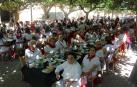 Las mujeres celebraron su día en las fiestas patronales con diversos actos como una comida popular y un pasacalles con charanga