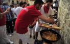 Imágenes de las meriendas de las cuadrillas de Artajona