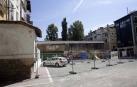 Derribo inminente de la nave de Apesteguía en la plaza Santa Ana