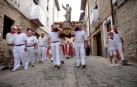 Fotos del encierro y la procesión de las fiestas de Sangüesa, 12 de septiembre de 2018