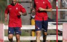 El primer día de Juan Villar en Osasuna