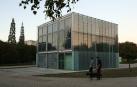Barañáin trabaja para sustituir el cubo del parque del lago
