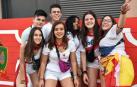 La celebración del pasacalles festivo denominado 'El Gigantón' es el plato fuerte de cada jornada festiva en Cintruénigo, un acto al que los cirboneros tiene especial cariño. La cámara de ¡Click! se acercó al celebrado el viernes para disfrutar del ambiente creado por la banda de música, la comparsa de gigantes y la charanga, además de familias y cuadrillas tanto de Cintruénigo como de pueblos de los alrededores.