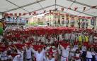 Fotos de las fiestas de Olite el día del cohete, 13 de septiembre de 2018