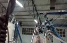 Cuatro intoxicados por el incendio de una máquina en una empresa de Iza