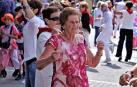 Alsasua celebró el día grande de sus fiestas con una misa, almuerzo y bailes al son del txistu