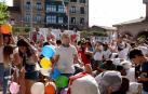 La Asociación Munduko Argia protagonizó el chupinazo de Huarte