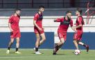 Imanol García, Fran Mérida y Juan Villar siguen entrenando al margen