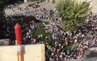 Los más pequeños han sido los encargados de lanzar los cohetes que han dado inicio a las fiestas de San Fermín Txikito 2018.