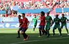 Imágenes del partido disputado en El Sadar entre el Osasuna (1) y el Sporting (0) el 22 de septiembre de 2018.