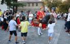 La Comparsa de Gigantes y Cabezudos ha recorrido esta tarde las calles de Pamplona