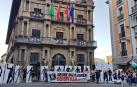 Una manifestación de sindicatos reclama en Pamplona medidas de seguridad laboral
