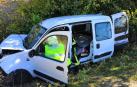 Dos heridos en un accidente de tráfico en la NA-121 en Campanas