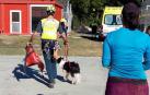 La Guardia Civil rescata a una senderista y a su perra en el pico Codés