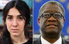 El cirujano congoleño Denis Mukwege y la yazidí Nadia Murad, premio Nobel de la Paz