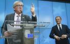 Juncker y Tusk apuntan a un acuerdo con Reino Unido sobre el Brexit a finales de año