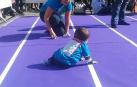 Celebración del Día Europeo del Autismo en la plaza del Castillo de Pamplona. I Carrera de Gateo por el Autismo y V Carrera Solidaria de ANA