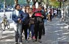 Horas de espera para ser figurante de la trilogía del Baztan
