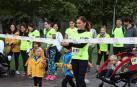 Fotos de la I Carrera por la conciliación celebraba en el campus de la UPNA de Pamplona.