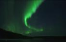 Las auroras boreales iluminan el cielo de la Laponia finlandesa