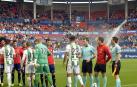 Fotos de la primera parte del partido.
