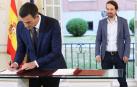 Sánchez e Iglesias escenifican un pacto de izquierdas más allá de los Presupuestos