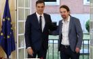 Sánchez e Iglesias firman el acuerdo de presupuestos para 2019 con la subida del SMI