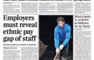 Nadal protagoniza la portada de 'The Times' achicando agua en Mallorca