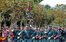 Fotos del día de la patrona de la Guardia Civil en Pamplona.