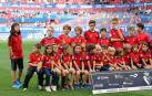 Imágenes del búscate en la grada del Osasuna-Córdoba.