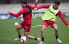Osasuna hace un suave entrenamiento este domingo y descansará el lunes