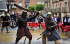 Fotos de la feria medieval y del caballo en Marcilla, con combates recreativos medievales y otras actividades.