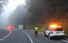 Herido al volcar una furgoneta en la NA-1210, sentido Irún