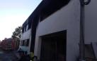 Un incendio provoca graves daños en una vivienda en construcción en Murchante