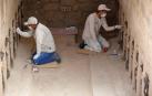 Hallan 19 esculturas de madera en una ciudadela precolombina en Perú