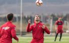 Unai García, duda contra el Rayo Majadahonda por un esguince de tobillo