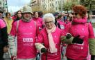 Más de 12.000 personas han participado este domingo en la VII carrera solidaria contra el cáncer de mama en Pamplona, organizada por Saray.