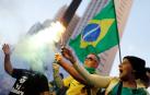 Bolsonaro lidera con un 55%, según el primer escrutinio parcial en Brasil