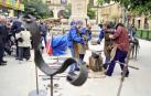 Imágenes de las ferias de artesanía y layas en Tafalla