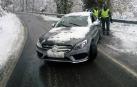 El descenso de temperaturas propició que las nevadas regresaran este 29 de octubre a varios puntos de Navarra