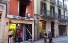 Seis heridos, dos muy graves, en un incendio de madrugada en la calle Mayor de Pamplona