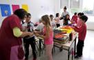 Alumnado del Colegio Público Urraca Reina de Artajona.