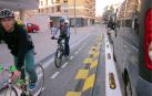 ​Los ciclistas denuncian la falta de infraestructuras en Pamplona