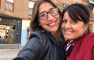 La alegría de dos 'aguachinadas' en San Adrián