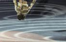 El patinador español Javier Fernández protagonizó la puesta en escena del espectáculo en la reconvertida pista del pabellón navarro.