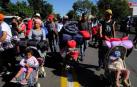Así es la denominada 'carava migrante'. Miles de emigrantes centroamericanos huyen de la violencia de sus países hacia la frontera con Estados Unidos.