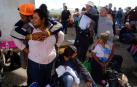 Así es la denominada 'carava migrante'. Miles de emigrantes centroamericanos huyen de la violencia de sus países hacia la frontera con Estados Unidos.