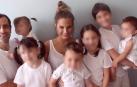 Imagen de la recogida de firmas de Change.org en la que aparece Verdeliss y su familia.