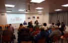 Un momento de la asamblea que debatió tasas y presupuesto.