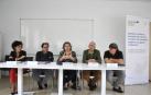 Representantes de las entidades impulsoras del proyecto el día que éste se presentó en Peralta.